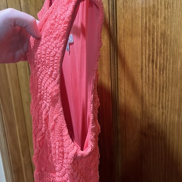 Dress Barn size 16 Coral Dress - Picture 10 of 10